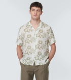 Frescobol Carioca Petala Roberto floral linen shirt