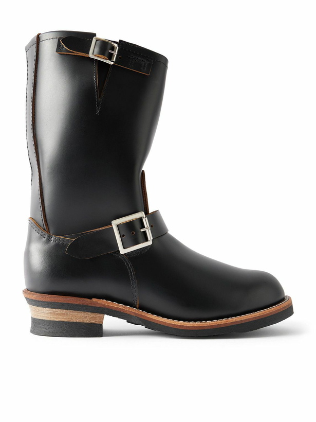 Photo: Red Wing Shoes - 2996 Engineer Buckled Leather Boots - Black
