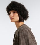 Yves Salomon Shearling headband