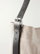 LEMAIRE - Leather-Trimmed Canvas Tote Bag