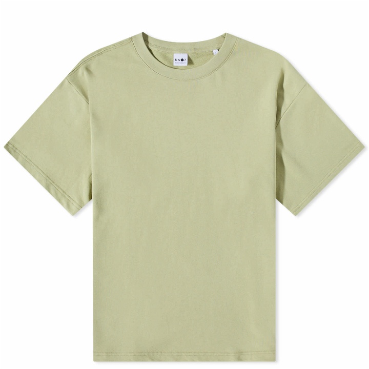 Photo: NN07 Men's Alan Boxy T-Shirt in Pale Green