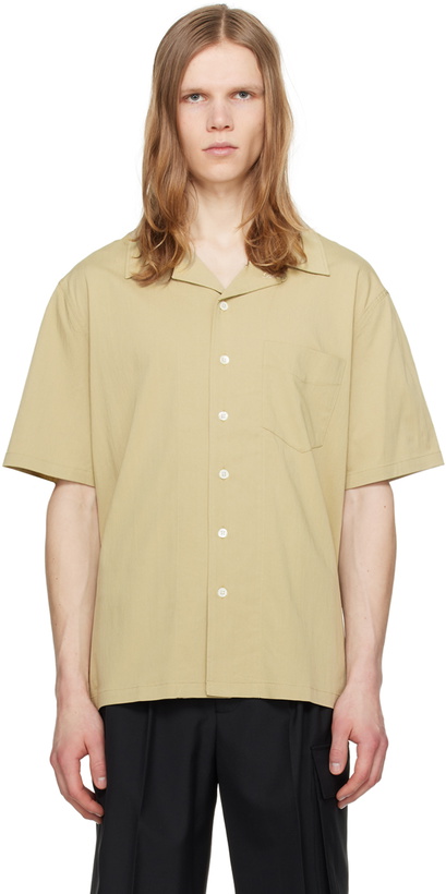 Photo: Dunst Khaki Open Collared Shirt