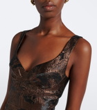 Simkhai Viella jacquard gown