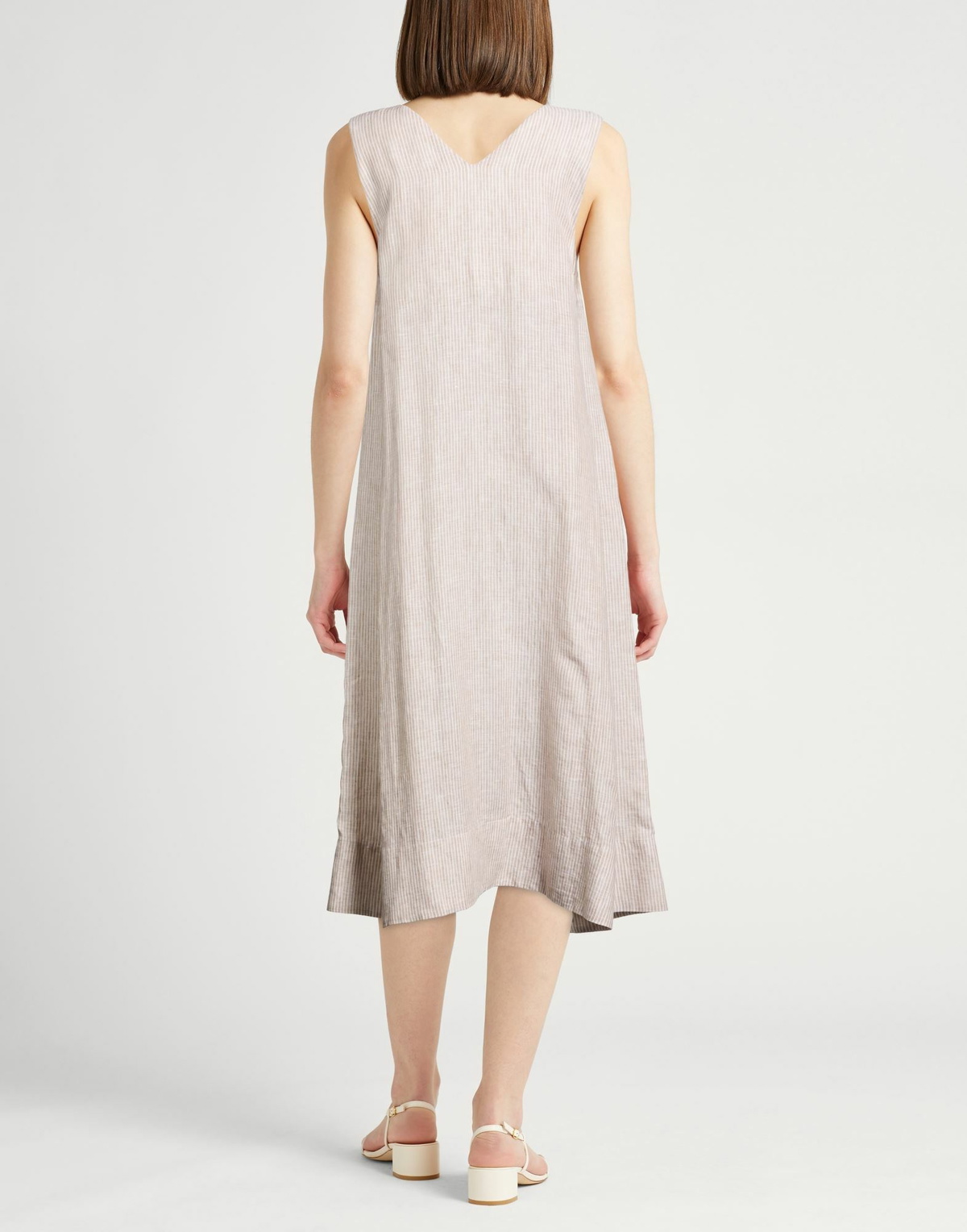 Peserico Womens Midi dress Sand