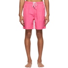 Solid and Striped Pink The California Swim Shorts