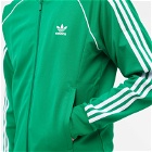 Adidas Men's Superstar Track Top in Green/White