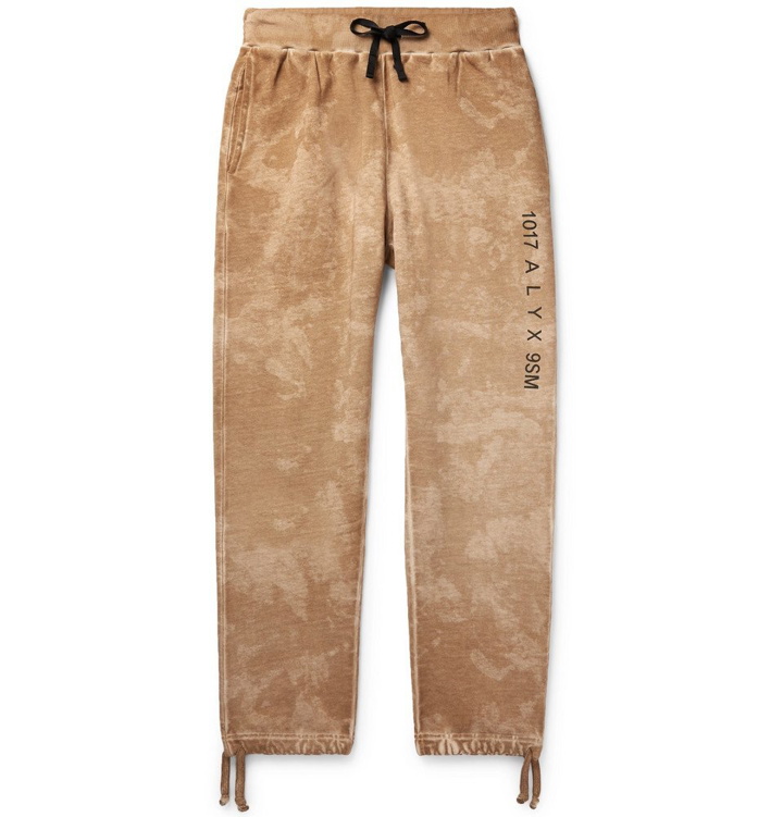 Photo: 1017 ALYX 9SM - Logo and Camouflage-Print Cotton-Jersey Sweatpants - Brown