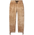 1017 ALYX 9SM - Logo and Camouflage-Print Cotton-Jersey Sweatpants - Brown