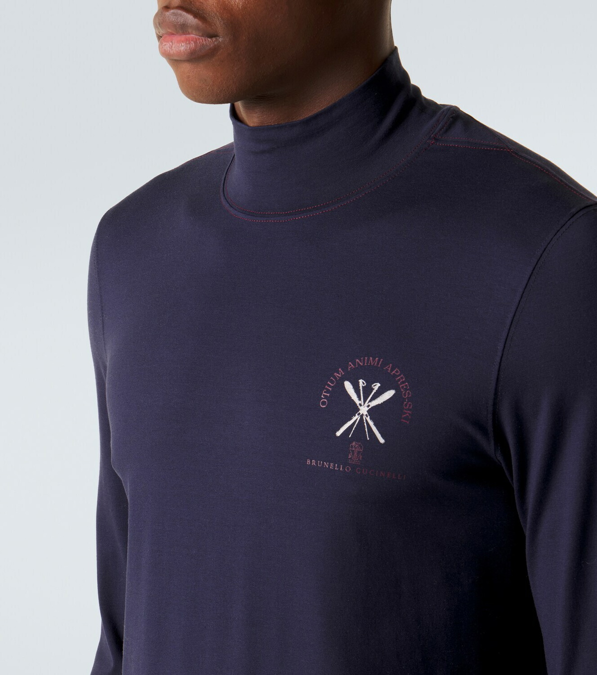 Brunello Cucinelli Silk ski sweatshirt