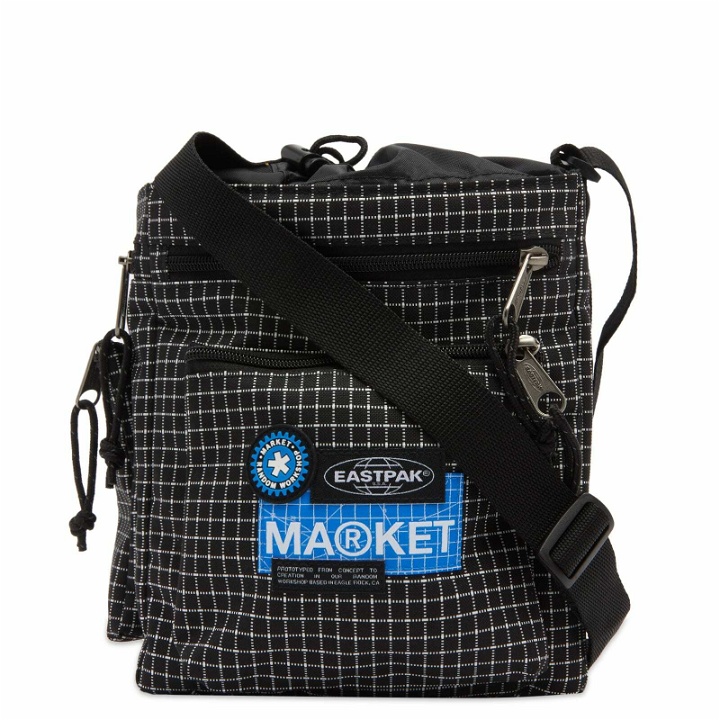 Photo: Eastpak Men's x Market Triangler Bag in Black Ripstop 