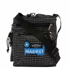Eastpak Men's x Market Triangler Bag in Black Ripstop 