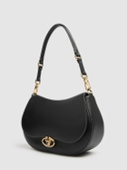 VALENTINO GARAVANI Saddle Logo Leather Shoulder Bag