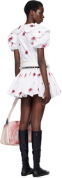 Chopova Lowena White Beau Carabiner Minidress