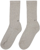 SOCKSSS Two-Pack Gray Socks