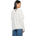AGOLDE Off-White Lois T-shirt