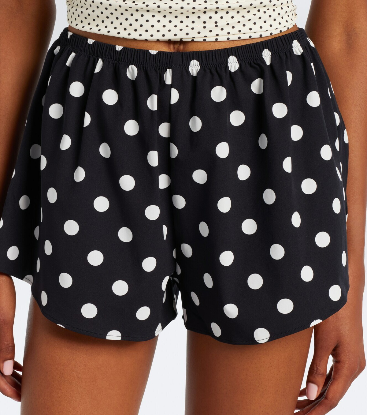Hunza G Polka-dot shorts