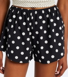 Hunza G Polka-dot shorts
