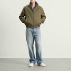 Gucci Men's GG Canvas Bomber Jacket in Green