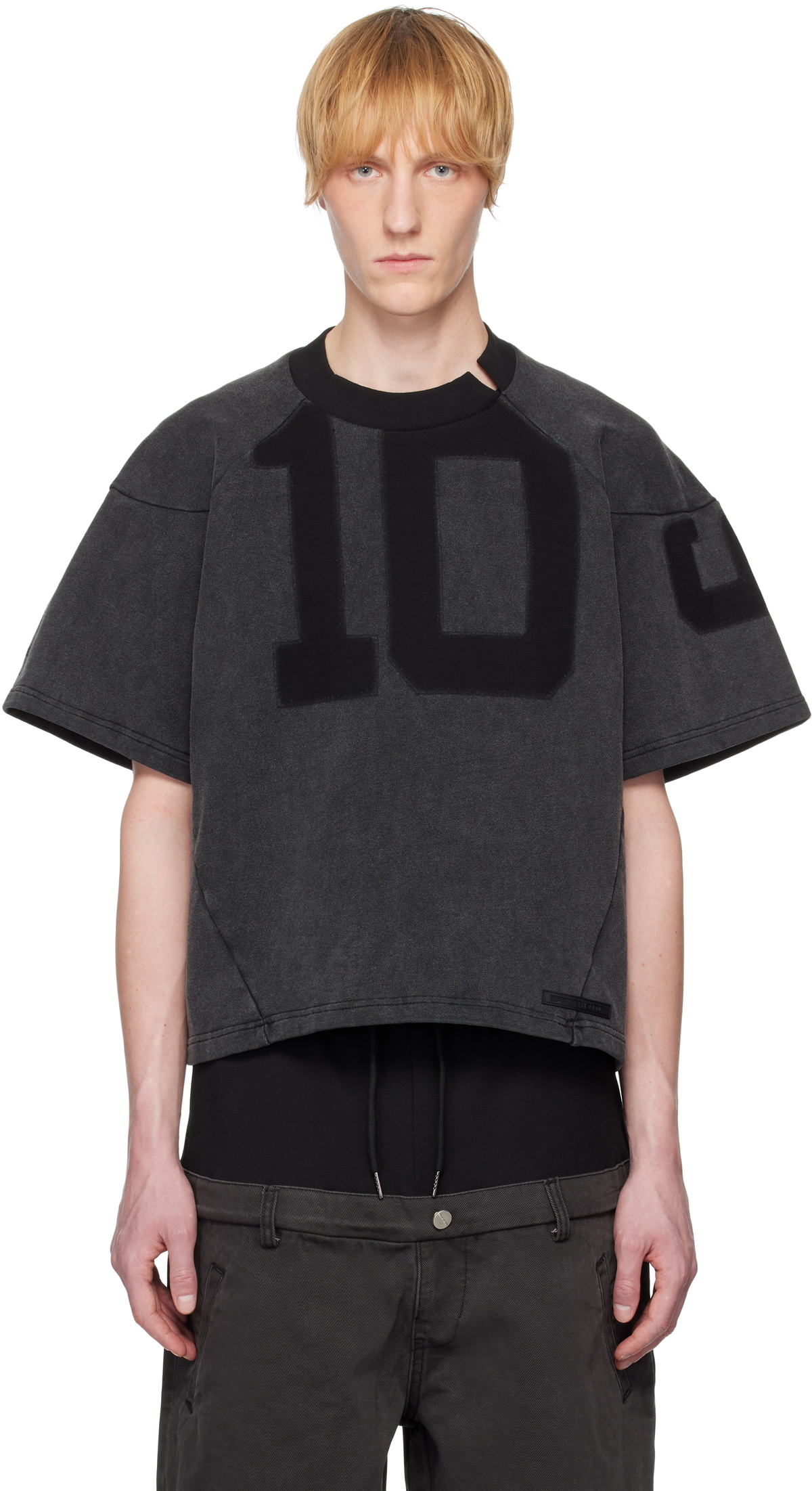 【関税込み】Spencer Badu Tシャツ Spencer Badu logo-print T-shirt | Black | FARFETCH BH