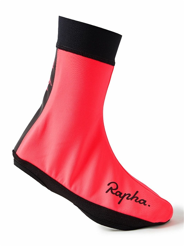 Photo: Rapha - Logo-Print Stretch-Jersey Overshoes - Pink