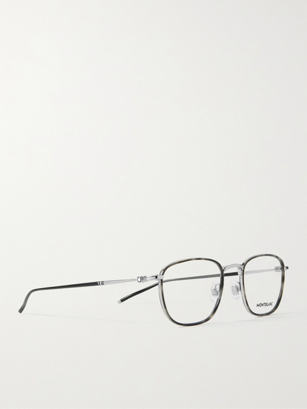 Photo: MONTBLANC - D-Frame Acetate and Silver-Tone Photochromic Sunglasses