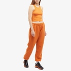Mayde Women's Cropped Ribbed Tank Vest in Terracotta