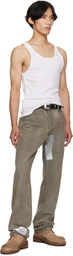 ALEXANDER DIGENOVA Gray Layered Tank Top