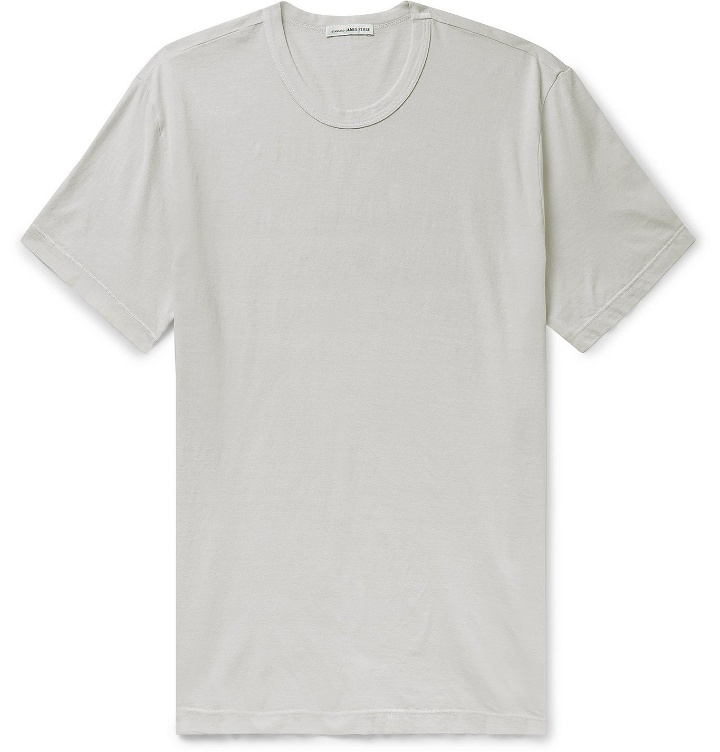 Photo: JAMES PERSE - Combed Cotton-Jersey T-Shirt - Neutrals