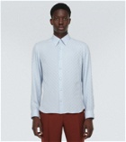 Gucci GG jacquard silk shirt