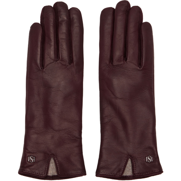 Photo: Handsome Stockholm Burgundy Essentials Gloves
