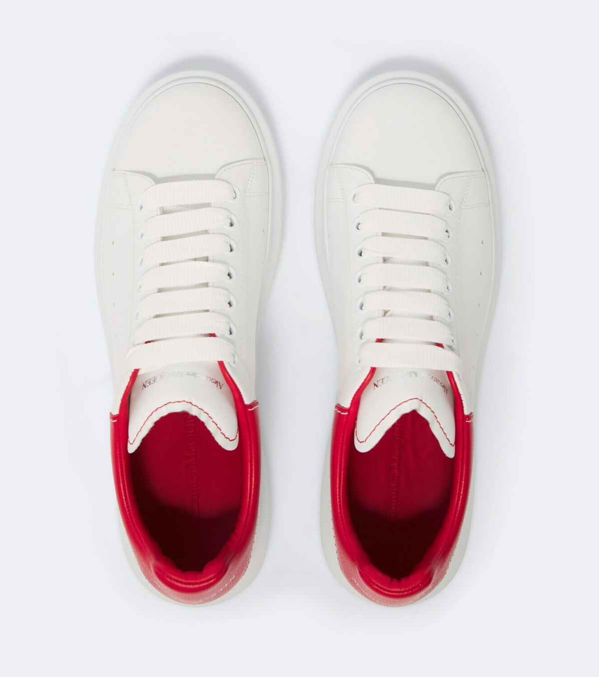 McQueen Oversized leather sneakers