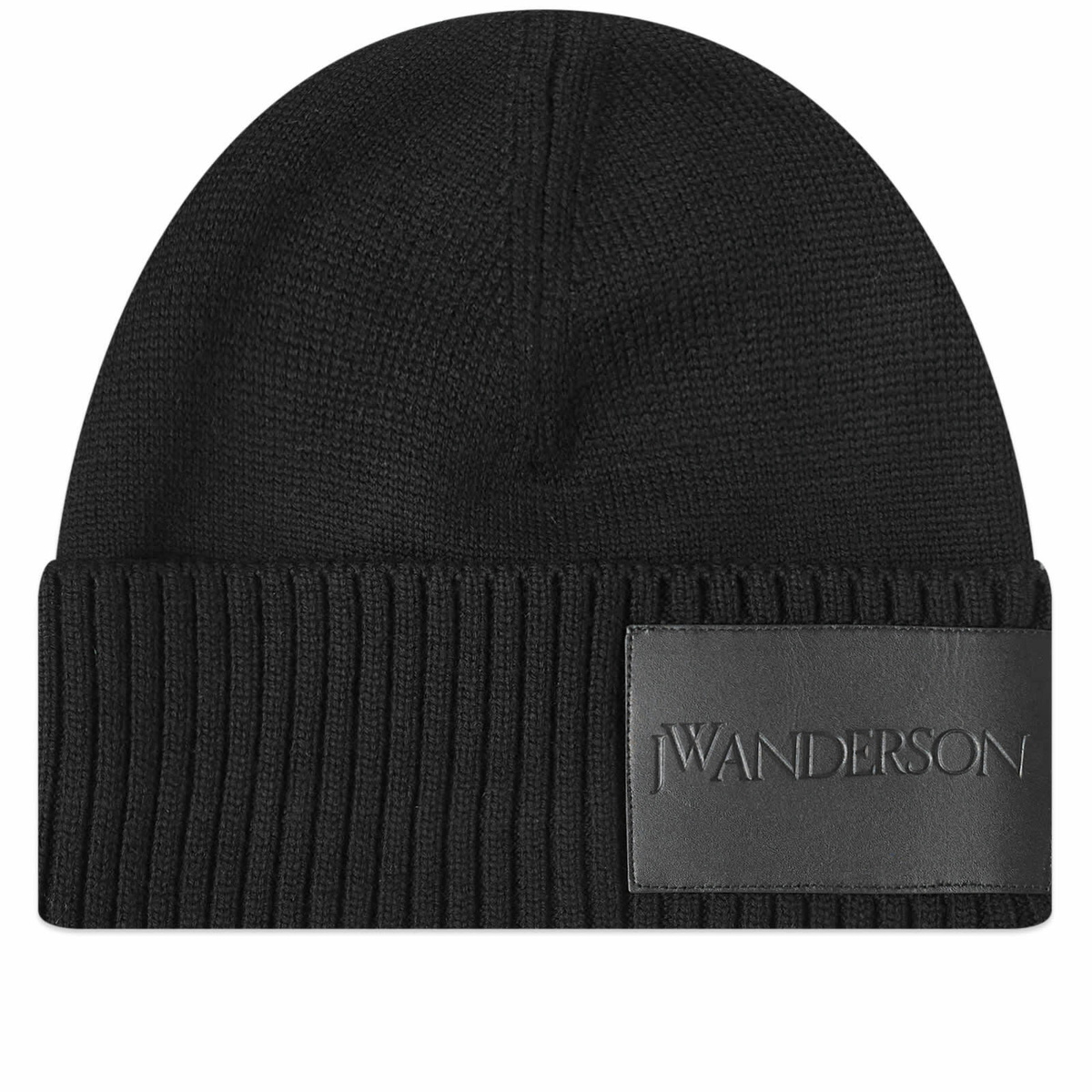 Photo: JW Anderson Men's Logo Patch Beanie in Black