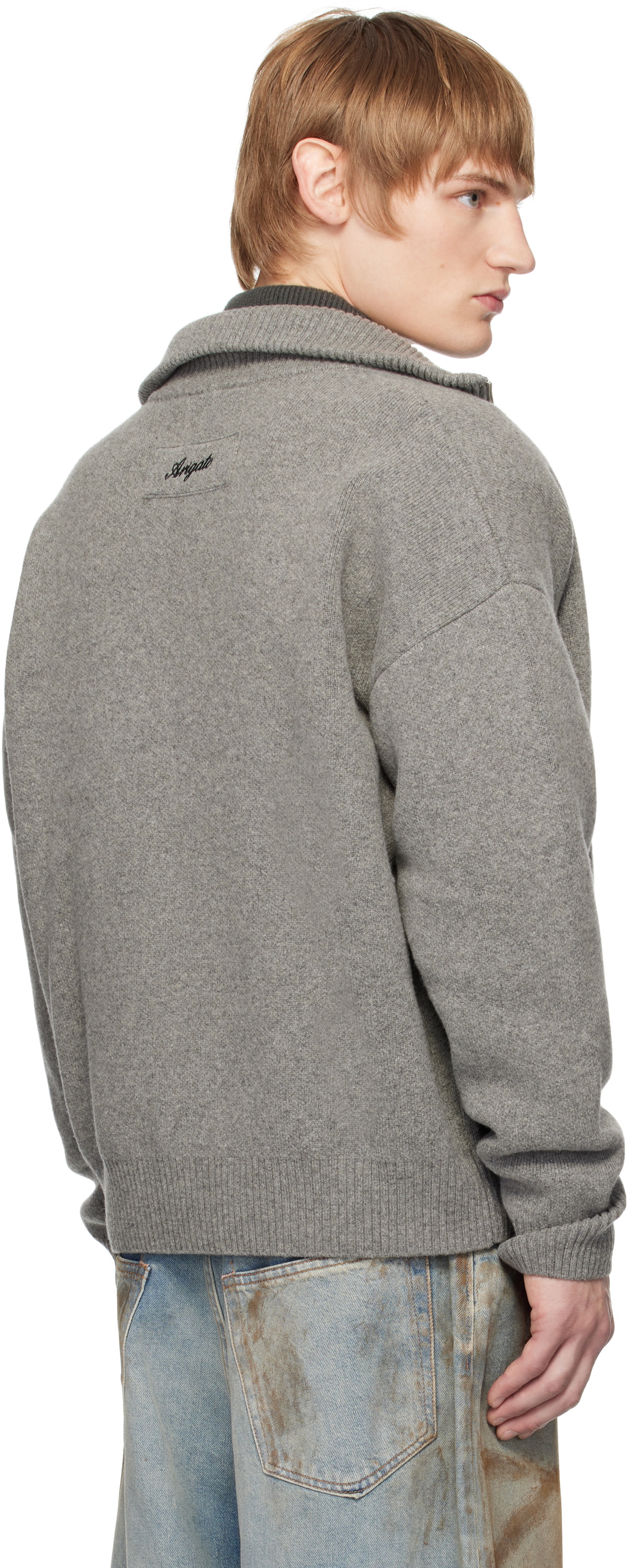 トップス SHOOP 21AW MORI SWEATER SATOSHI NAKAMOTO - STAR STUDDED CREWNECK