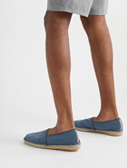 Orlebar Brown - Fleet Cotton-Terry Espadrilles - Blue