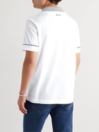 Kiton - Cotton-Piqué Polo Shirt - White