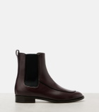 Max Mara Mirto leather Chelsea boots