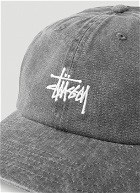 Washed Stock Low Pro Cap in Grey