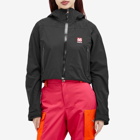 66° North Women's Snaefell Crop Jacket in Black