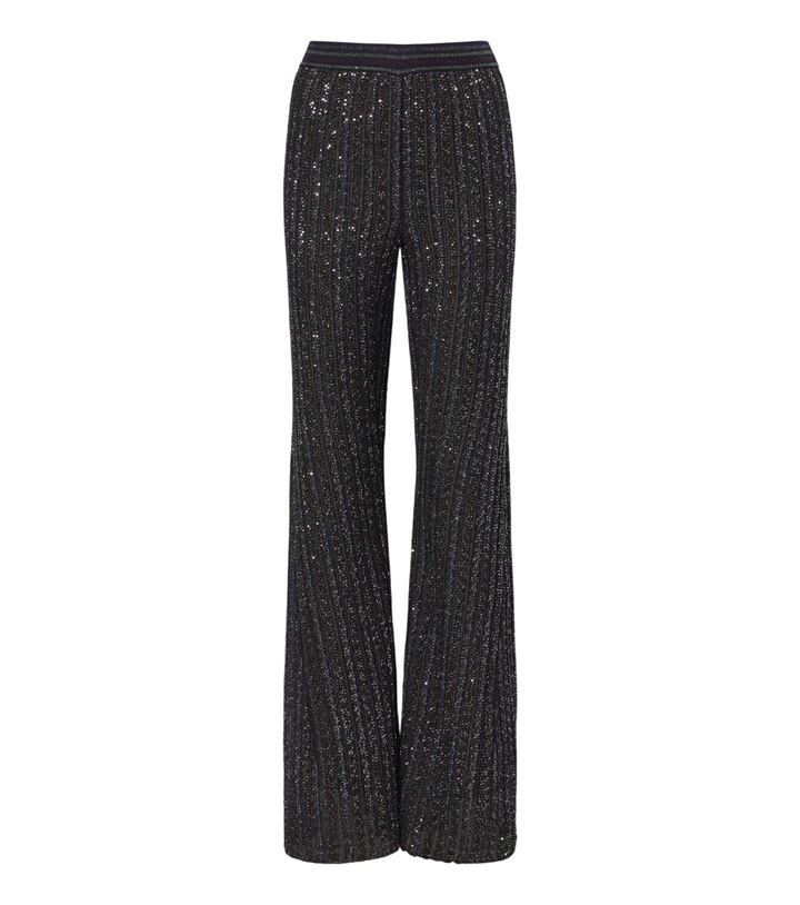 Photo: Missoni Knitted sequined flared pants