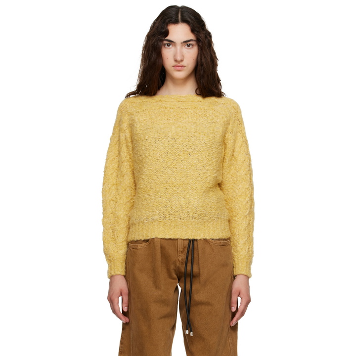 Photo: Isabel Marant Yellow Ponara Pullover Sweater
