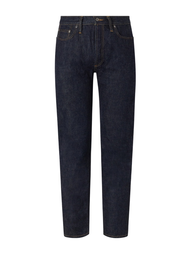 Photo: 3sixteen - Classic Straight-Leg Rinsed Selveged Jeans - Blue