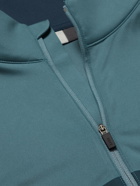 Kjus Golf - Printed Stretch-Jersey Half-Zip Golf Top - Blue