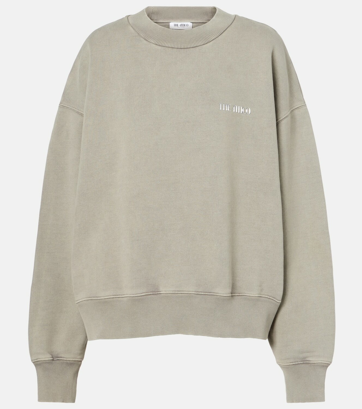The Attico Cotton jersey sweatshirt