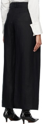 Subtle Le Nguyen Black Pleated Trousers