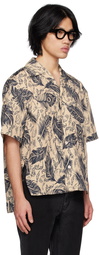 Wooyoungmi Beige Printed Shirt