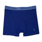 Polo Ralph Lauren Three-Pack Navy Boxer Briefs