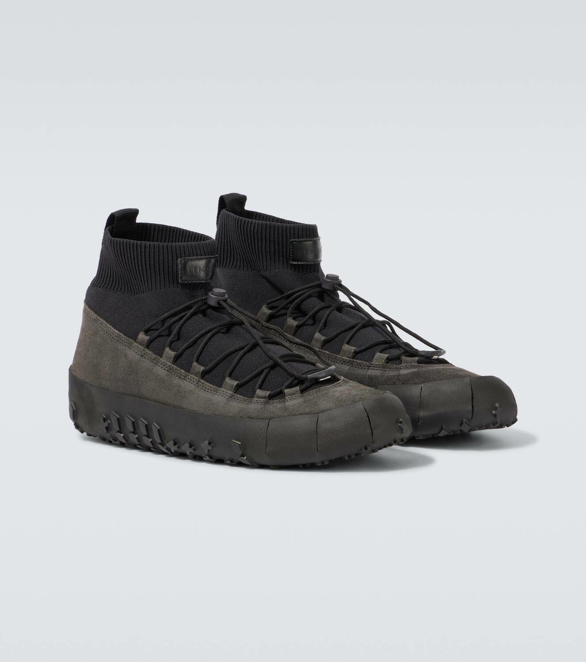Lemaire x Vibram suede-trimmed sneakers Lemaire