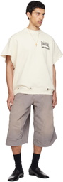 WILLY CHAVARRIA Gray Stockton Dbl Knee Shorts