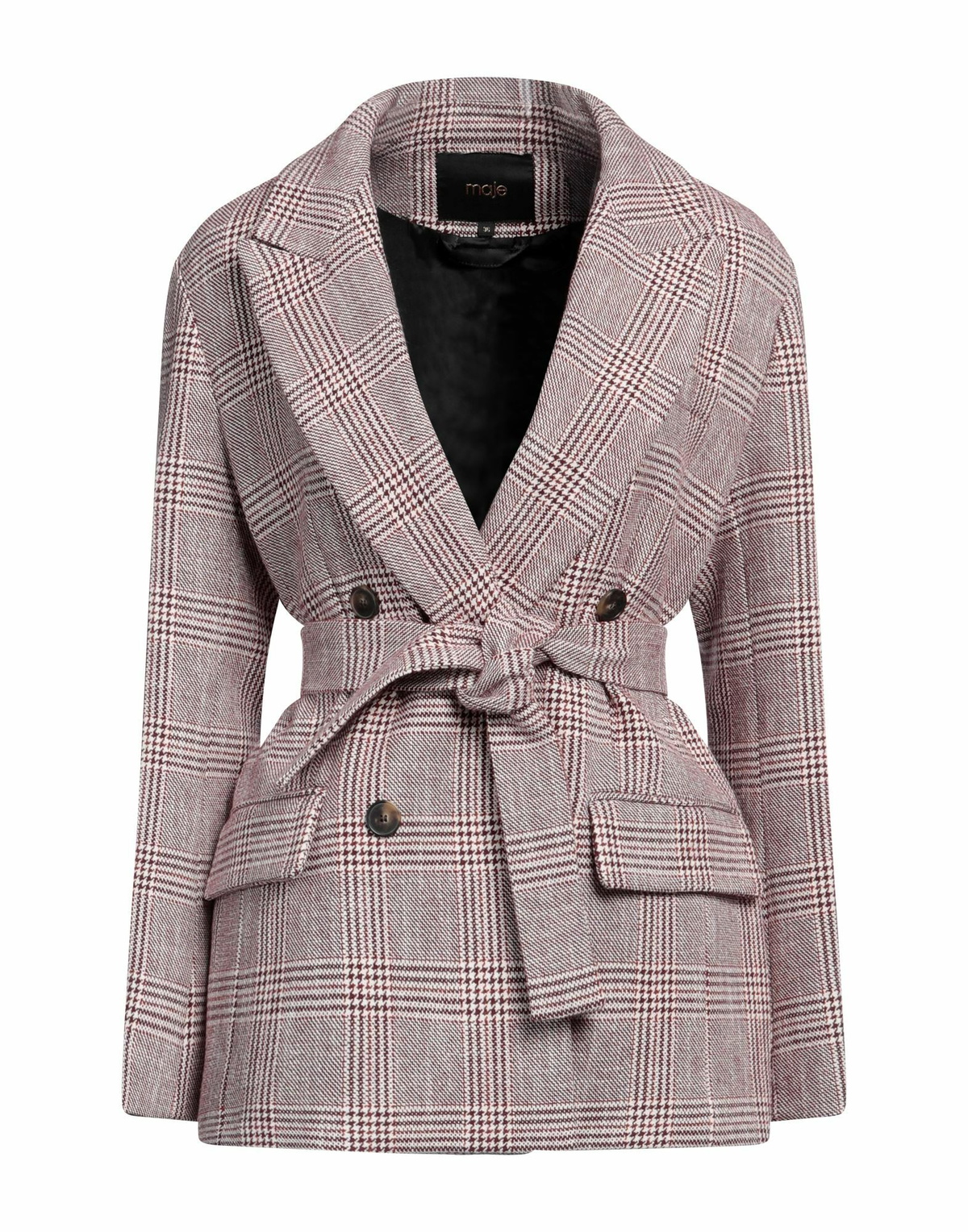 Maje Womens Blazer Burgundy
