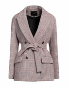 Maje Womens Blazer Burgundy